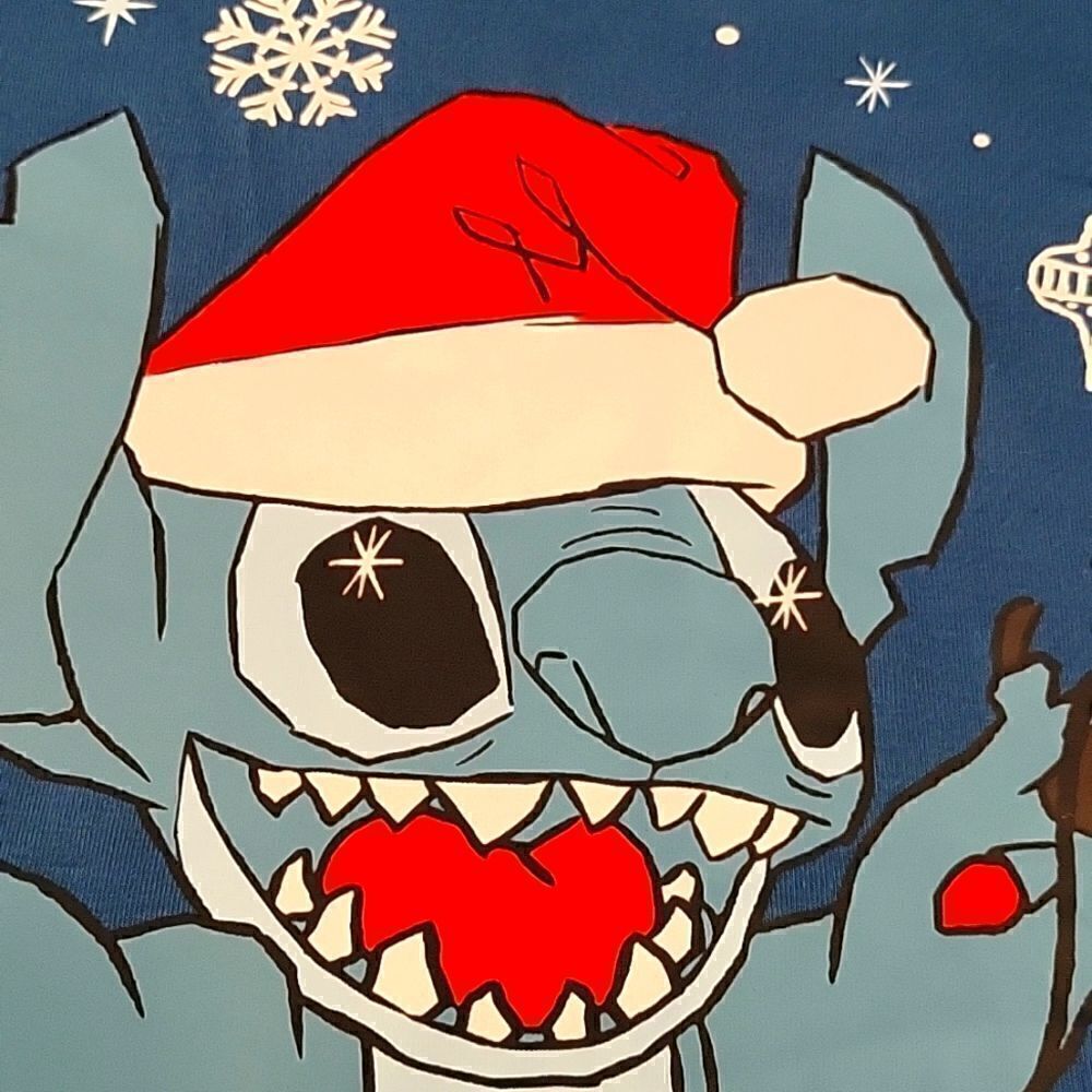 EC DISNEY STITCH CHRISTMAS SHIRT SZ. S - Picture 5 of 5